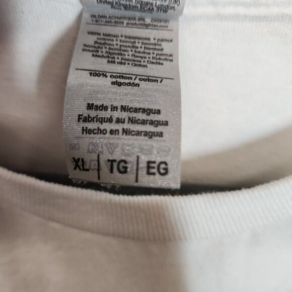 'Will You‎ Be There In The Morning' Graphic Tee in White - Size XL - Picture 5 of 5